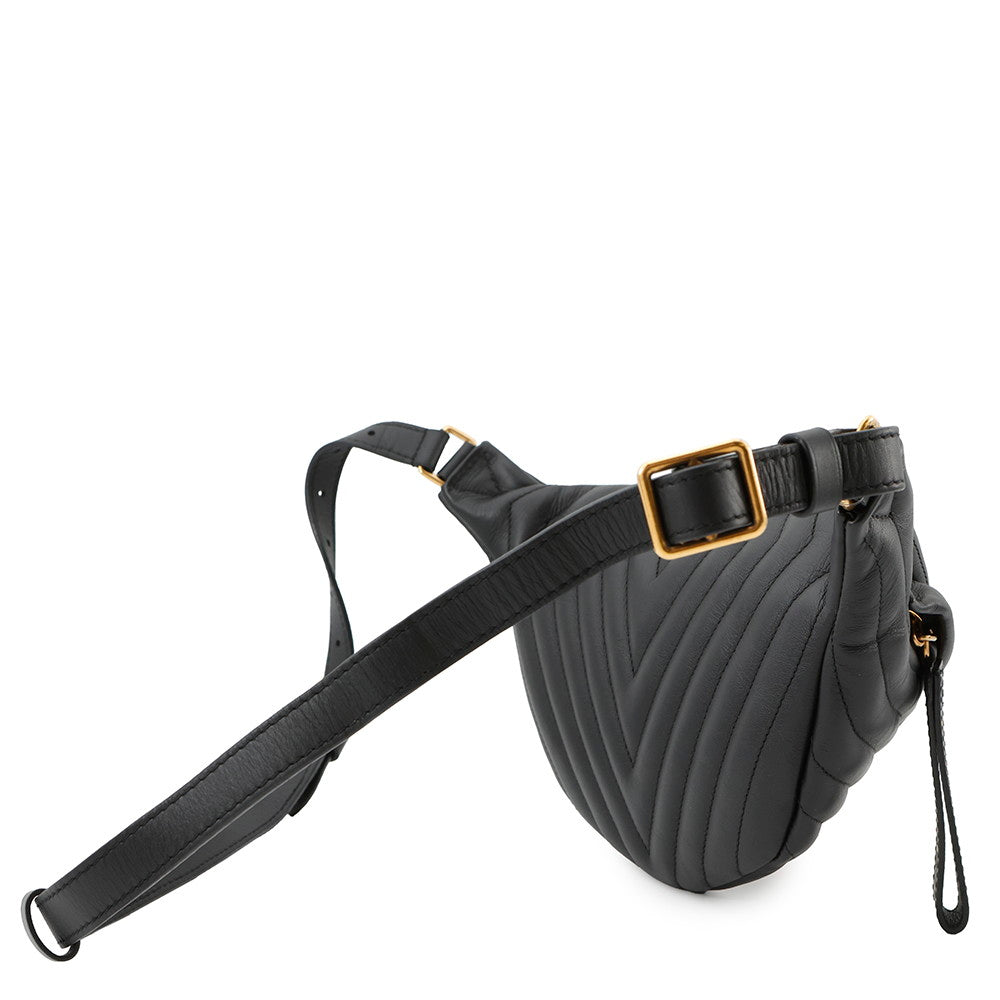 Louis Vuitton New Wave Bumbag NoirM53750 Leather Calf Handbag 2