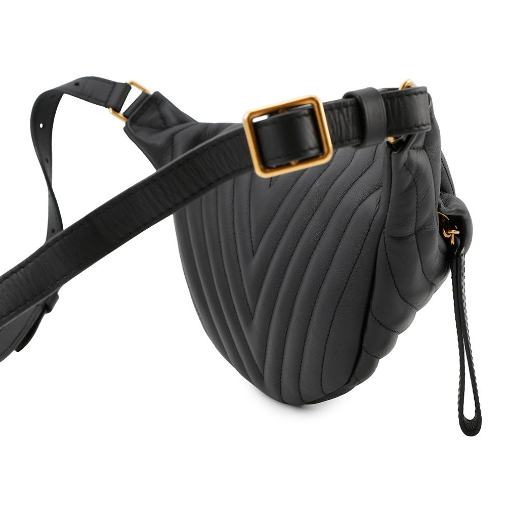 Louis Vuitton New Wave Bumbag NoirM53750 Leather Calf Handbag 2