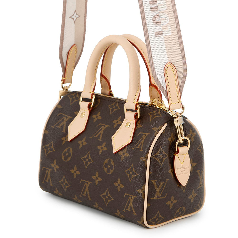 Louis Vuitton Speedy Bandouliere BrownM46222 Monogram Red Handbag