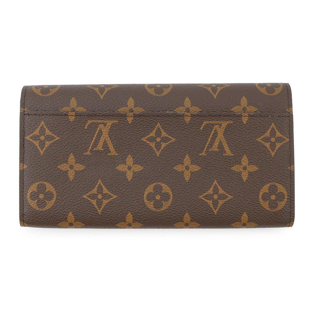 Louis Vuitton Portefeuille Sarah FuchsiaM62234 Monogram Handbag