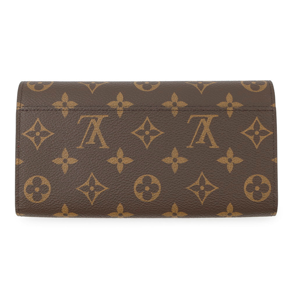 Louis Vuitton Portefeuille Sarah CoquelicotM62236 Monogram Handbag