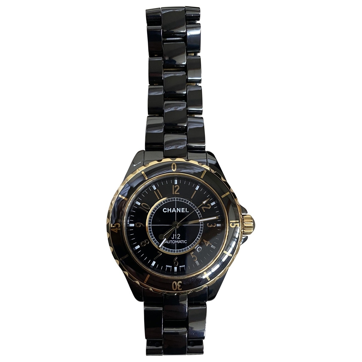 Chanel J12 Automatique Black Watch Bag