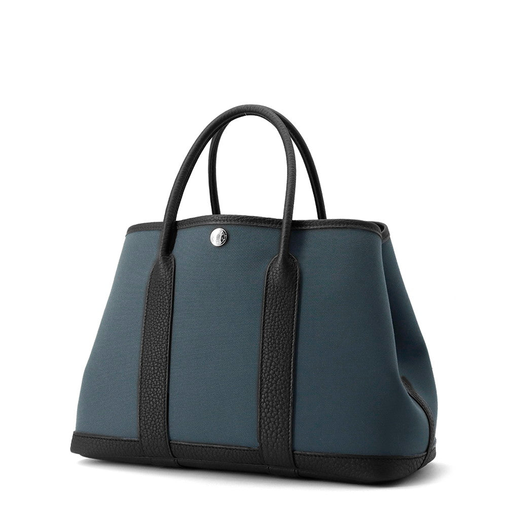 Garden Party Vert Chypre Toile Officier Negonda Leather Black Travel Bag