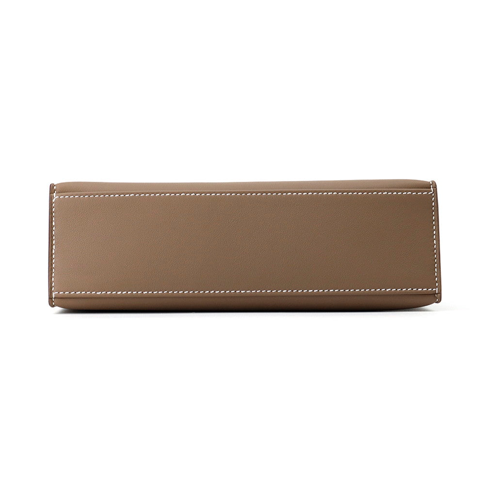 Pochettekelly Etoupe Swift Handbag Leather Travel Bag