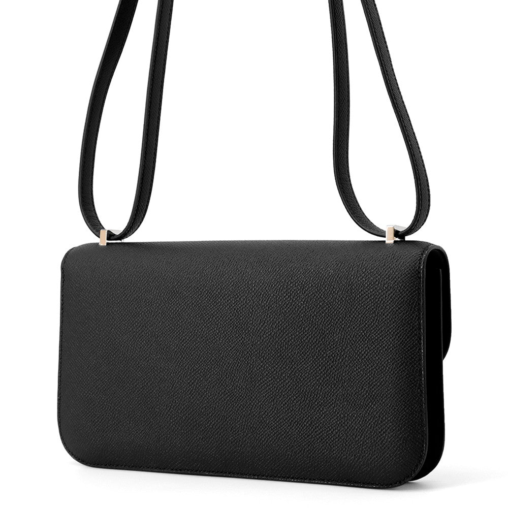 Constance Elan Epsom Handbag Black Travel Bag