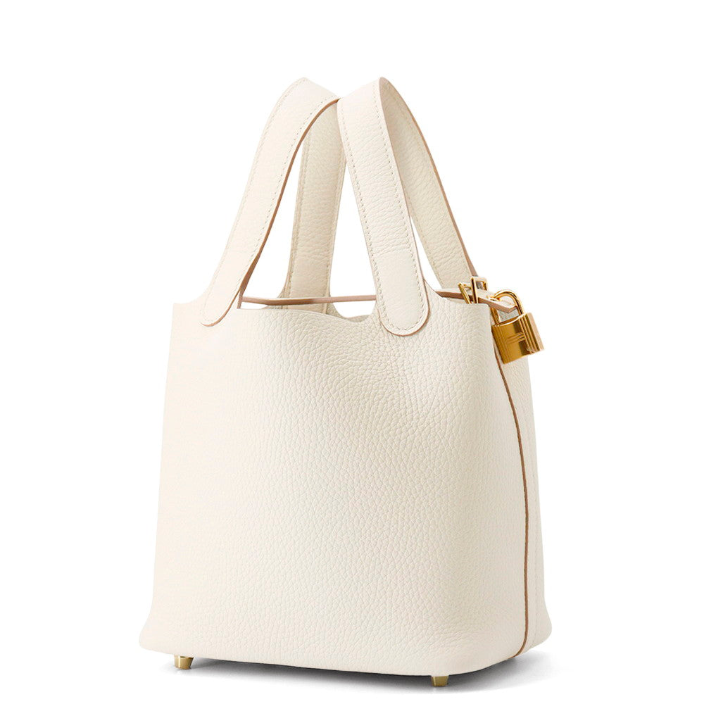 Picotin Lock Beton Taurillon Clemence Size Pm Travel Bag