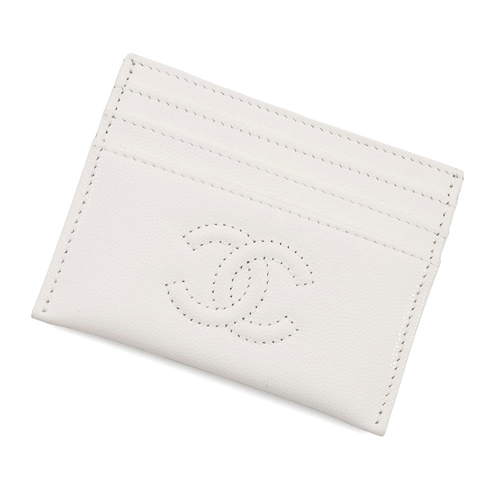 Chanel CC Logo Card 24 25 Year Leather Wallet Case