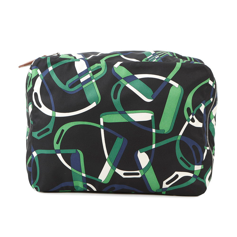 O De Voyage Multicolor Silk Size Pm Black Travel Bag