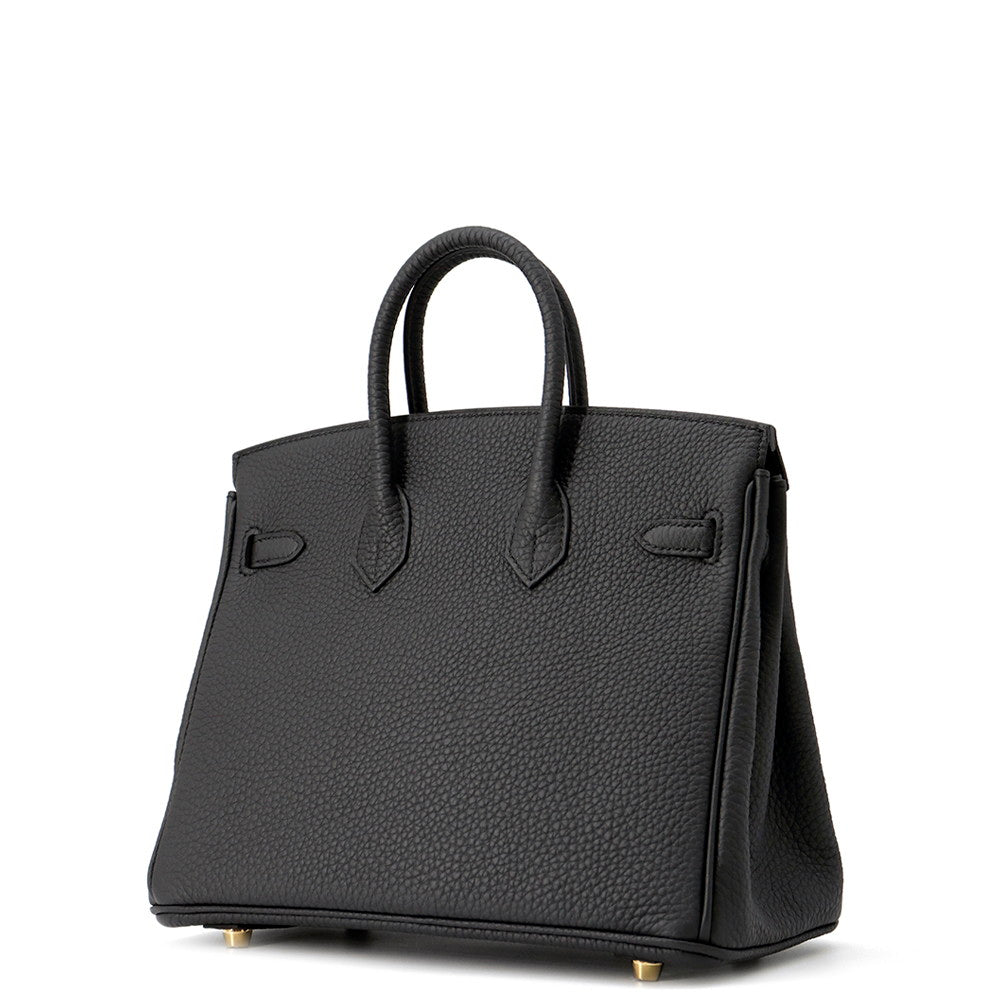 Birkin Plomb Togo Size Handbag Leather Travel Bag