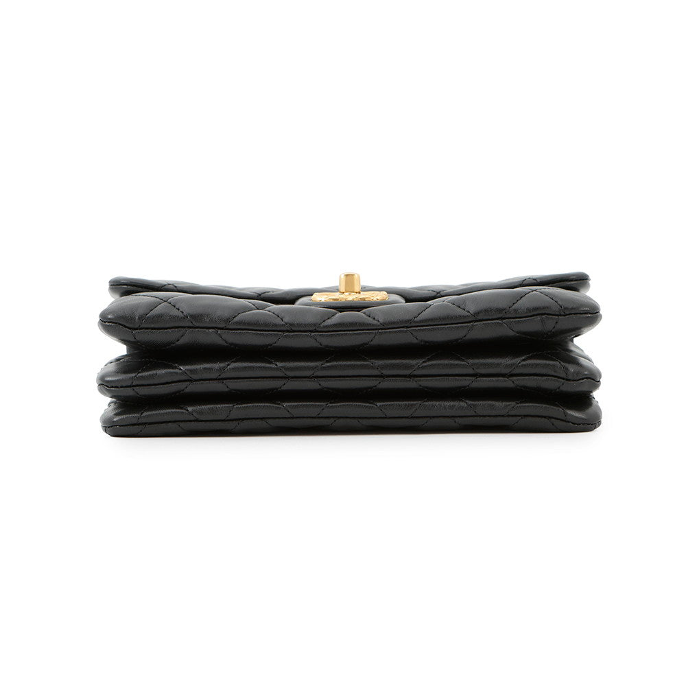 Chanel Matelasse ChainShoulder BlackAS3393 Lambskin Shoulder Bag