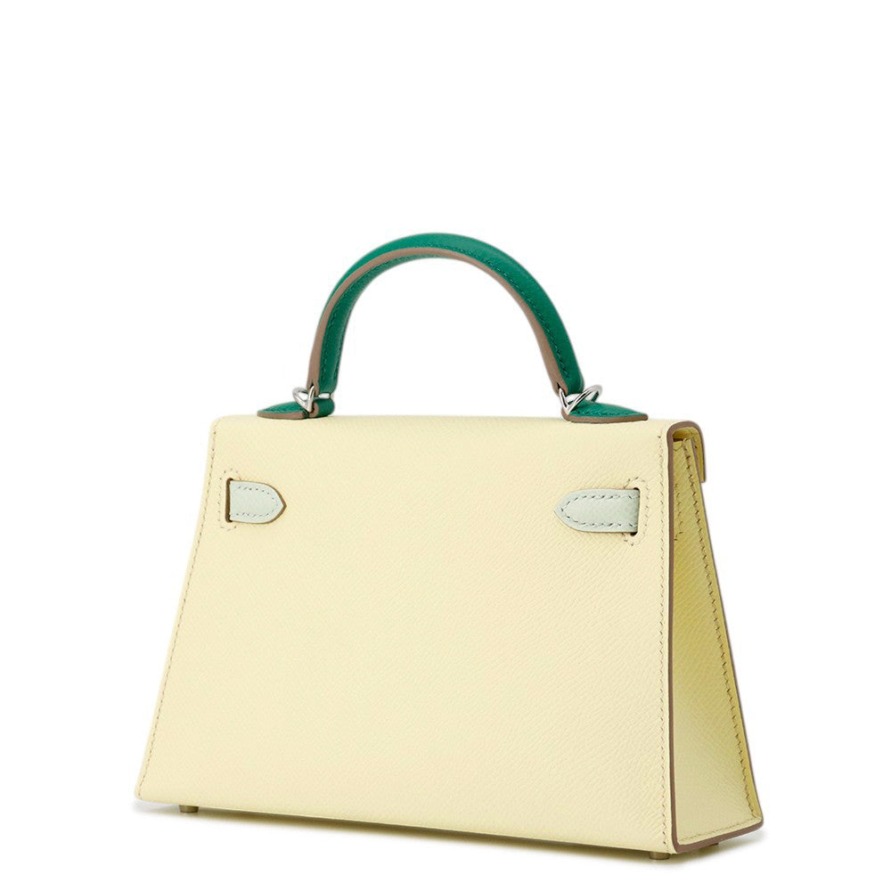 Kelly Tricolor Jaune Milton Vert Fizz Vert Mini Travel Bag