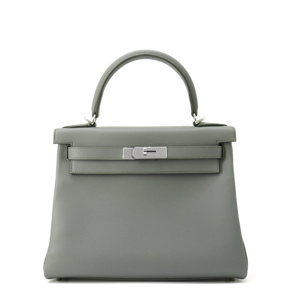 Kelly Retourne Vert Amand Evercolor Size Handbag Travel Bag
