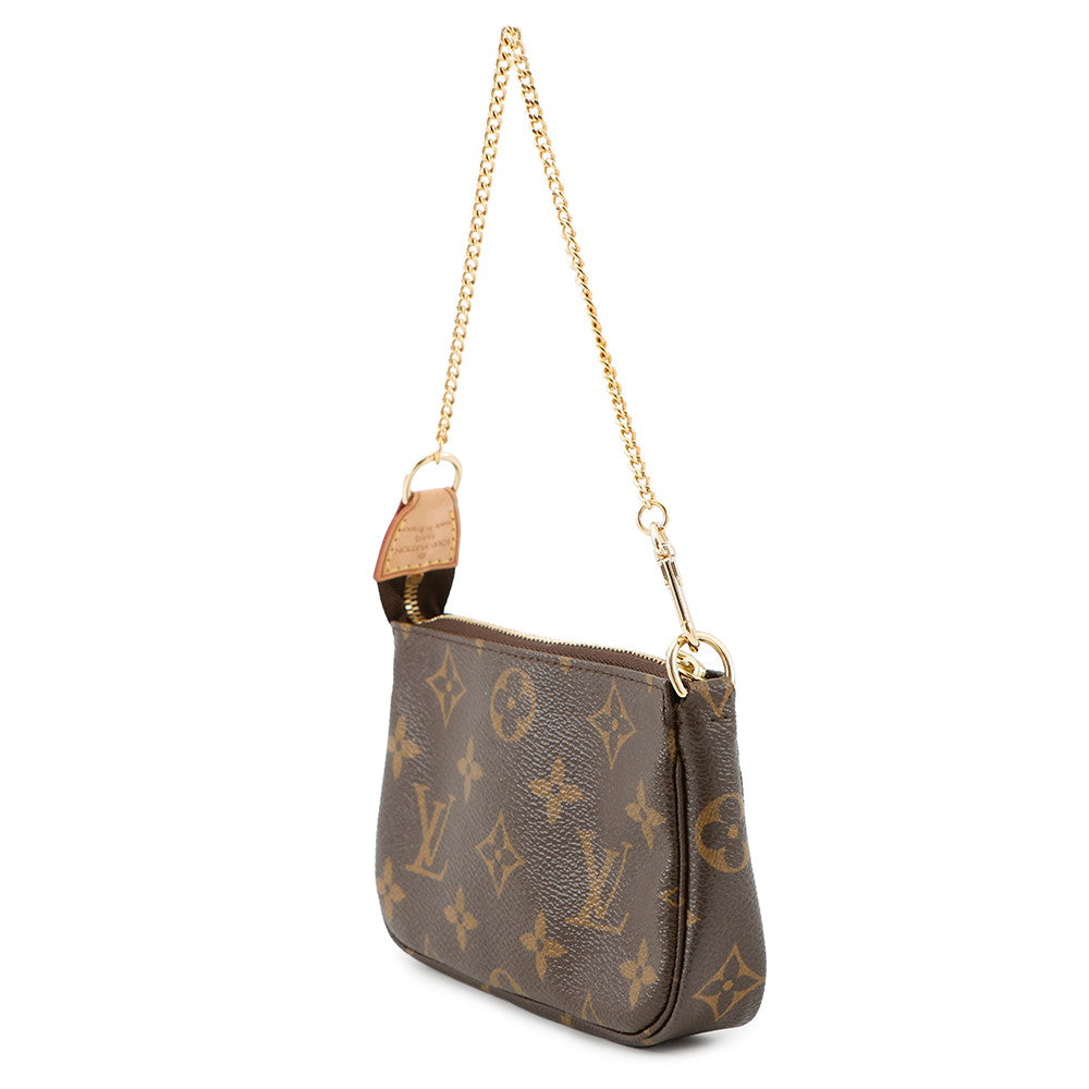 Louis Vuitton Pochette Accessoires T&B BrownM60153 Monogram Clutch Bag 2