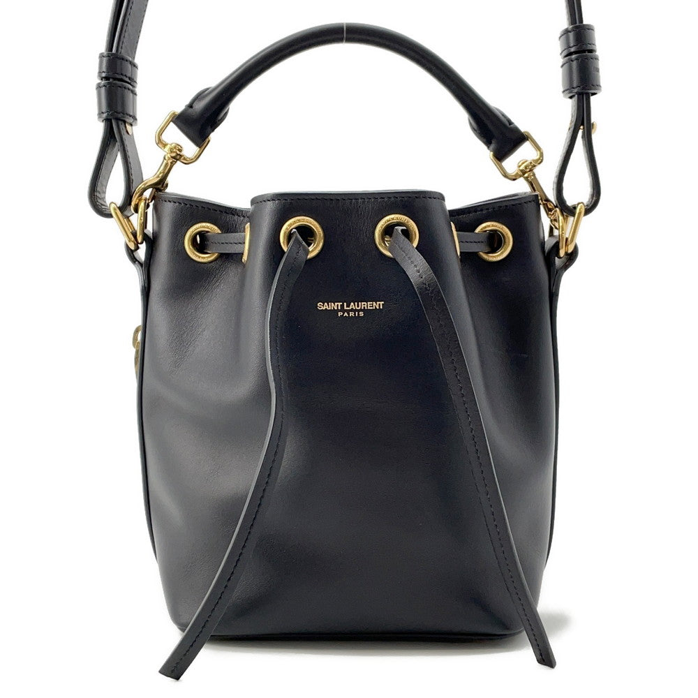 Saint Paris Emmanuel Shoulder Black40240 Leather Shoulder Bag