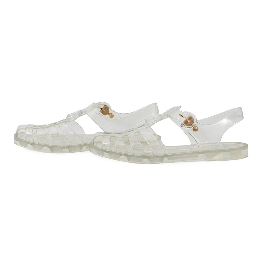 GUCCI ?Sandals Transparent676970 Rubber Size 40