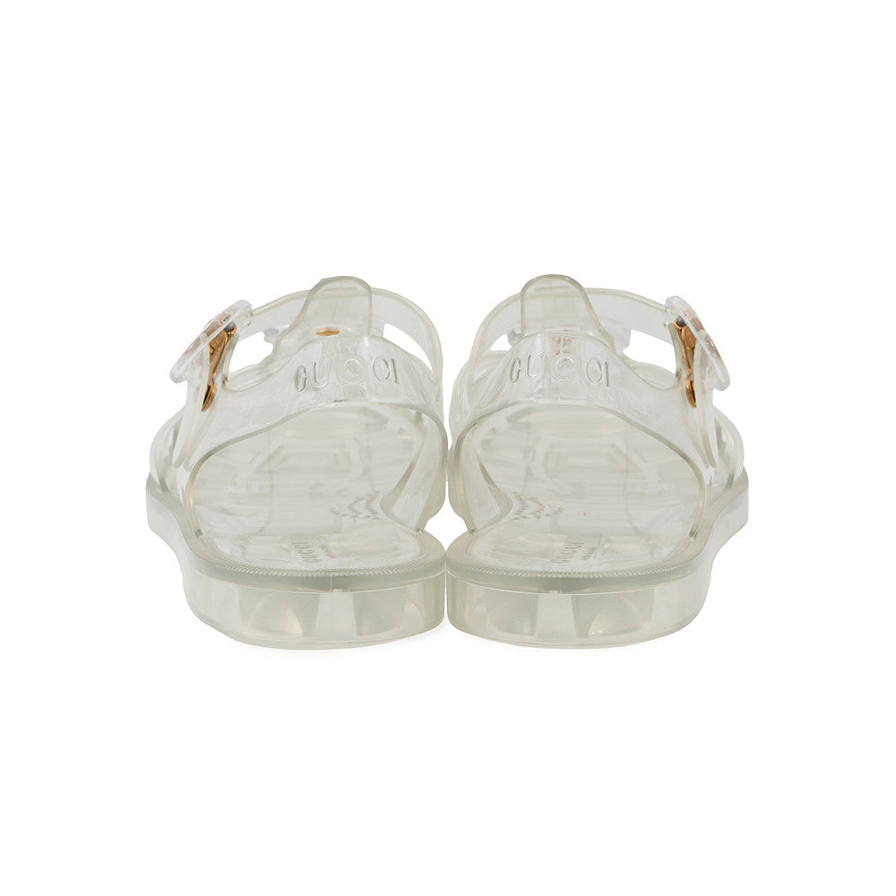 GUCCI ?Sandals Transparent676970 Rubber Size 40