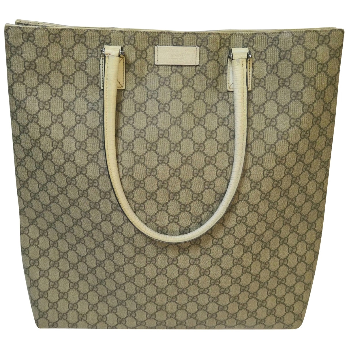 Gucci beige cloth handbag