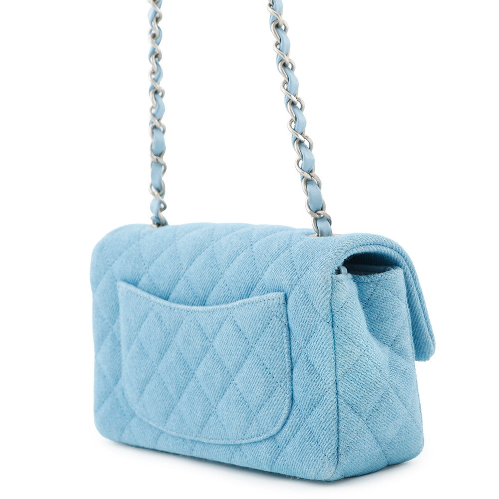 Chanel Matelasse ChainShoulder BlueA69900 Denim Shoulder Bag 2