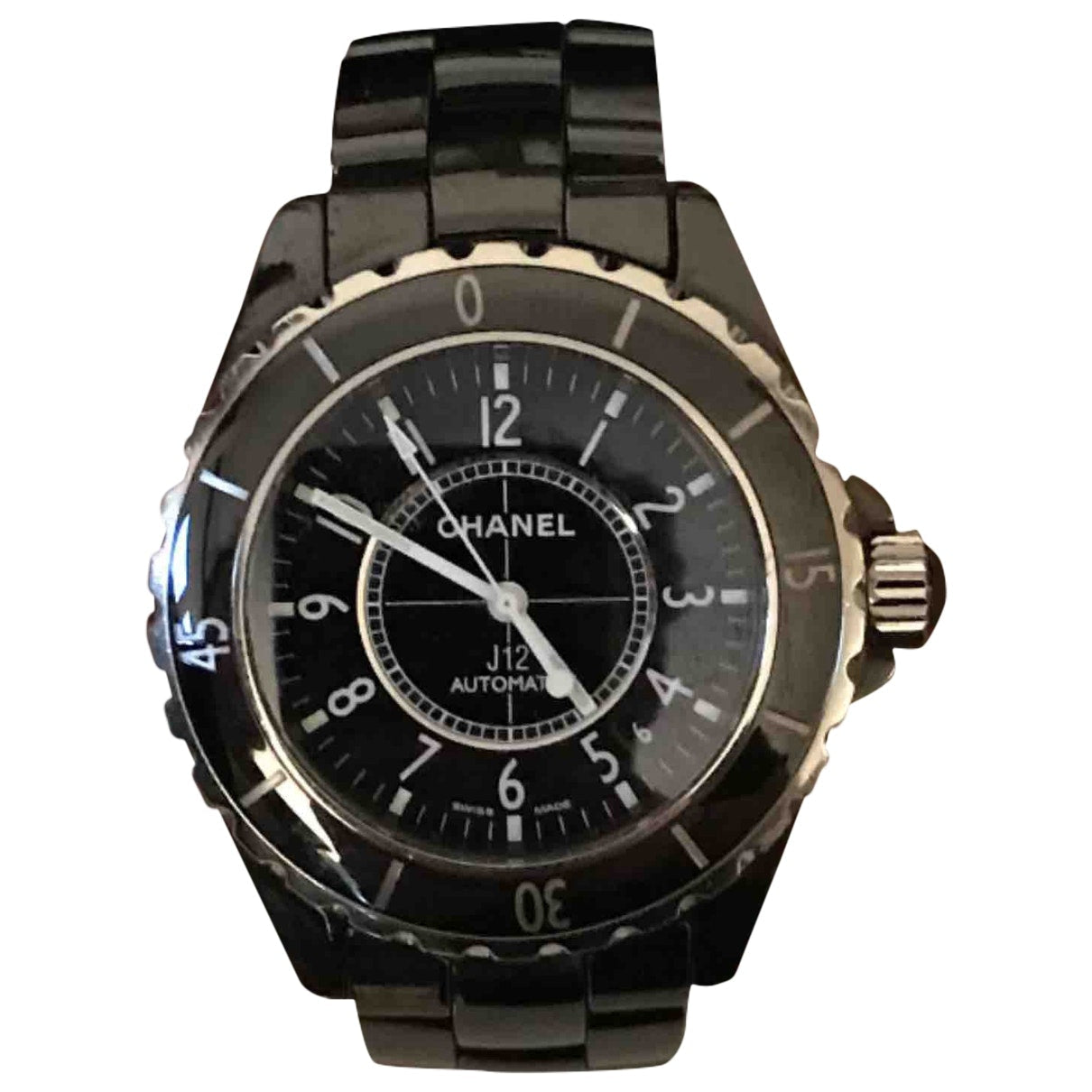 Chanel J12 Automatique Black Ceramic Watch Handbag