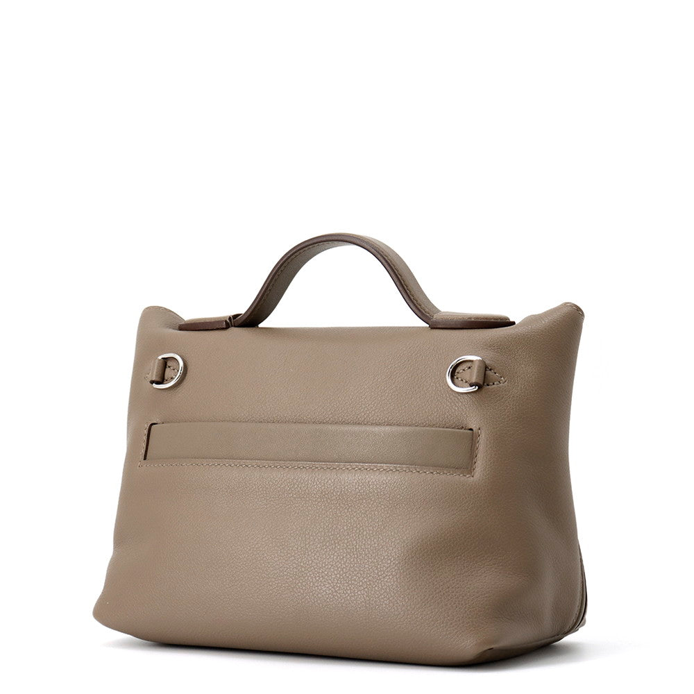 Sac Van Quatre Etoupe Swift Evercolor Size Leather Mini Travel Bag