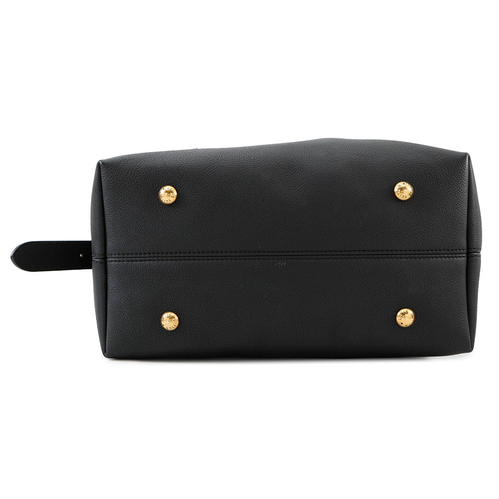 Louis Vuitton Lowkey NoirM24856 Grained Size MM Leather Calf Shoulder Bag 2