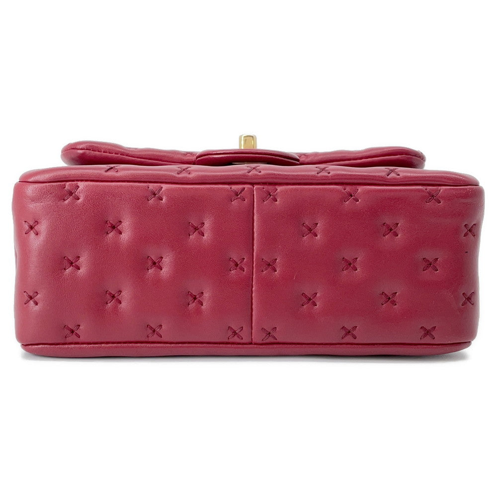 Chanel Coco Handle 2WAY RedA98724 Lambskin Small Handbag