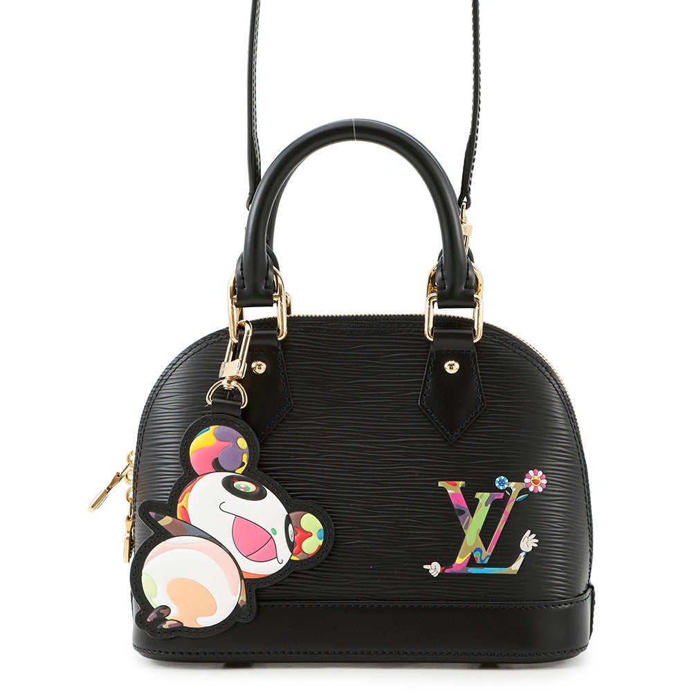 Louis Vuitton × TM Alma BB NoirM13670 Leather Handbag