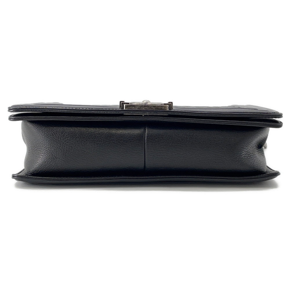 Chanel Boy ChainShoulder BlackA92193 Lambskin Patent Leather Shoulder Bag