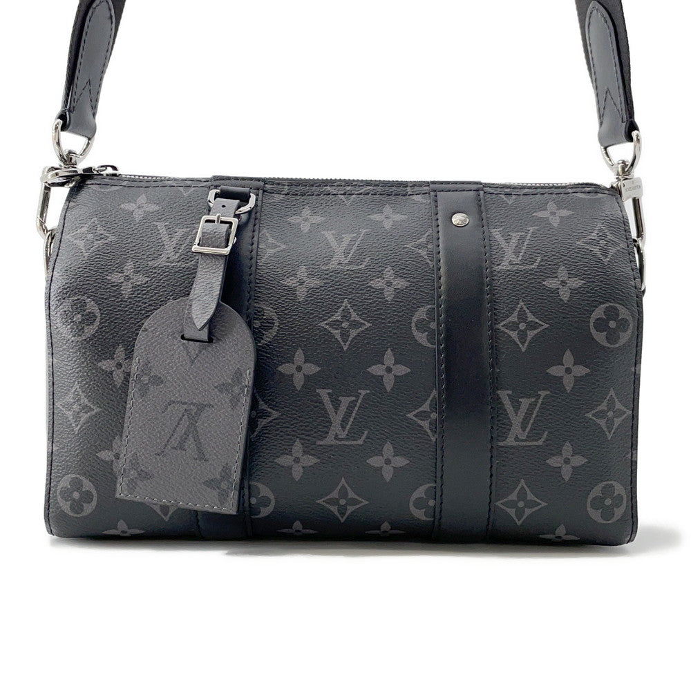 Louis Vuitton City・Keepall NoirM45936 Eclipse Reverse Monogram Travel Bag 2