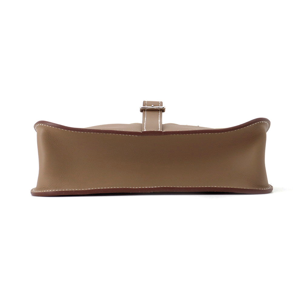 Halzan Etoupe Swift Size Handbag Leather Mini Travel Bag