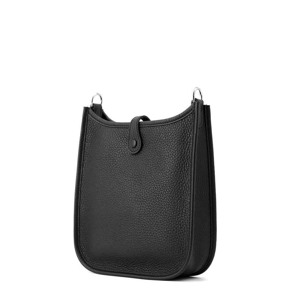 Evelyne Taurillon Clemence Size Tpm Handbag Black Travel Bag