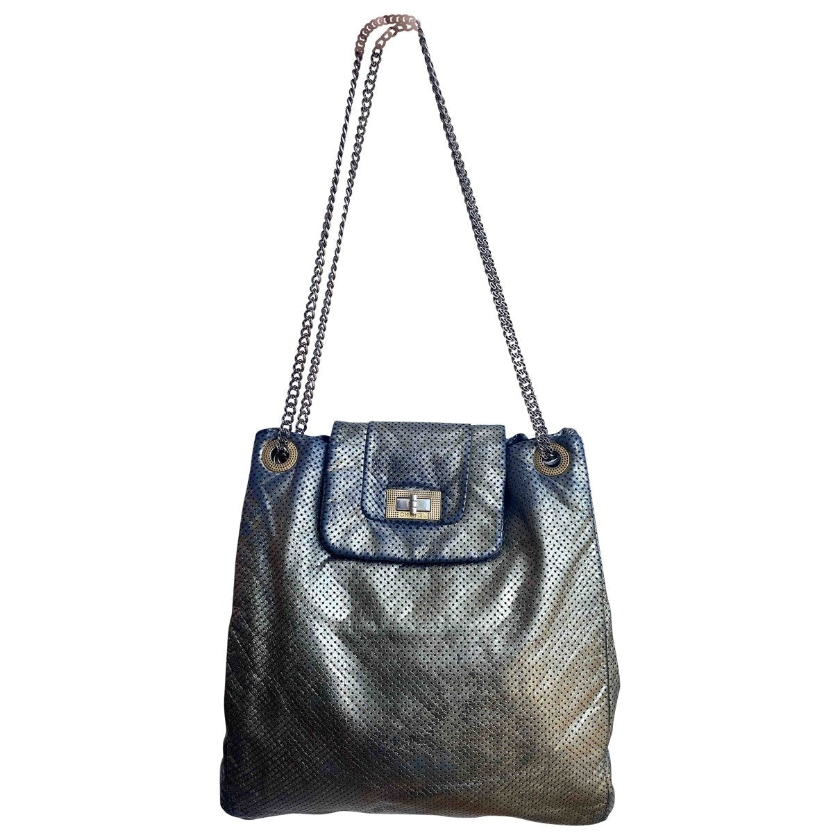 Chanel 2.55 Metallic Leather Handbag