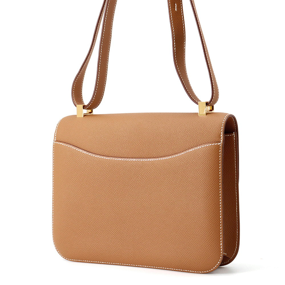 Constance Miroir Epsom Size Handbag Gold Travel Bag