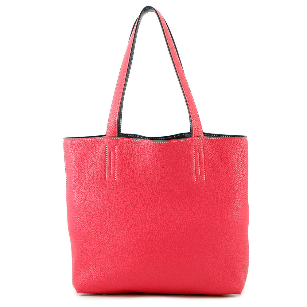 Double Sense Rose Extreme Nuit Taurillon Clemence Blue Travel Bag