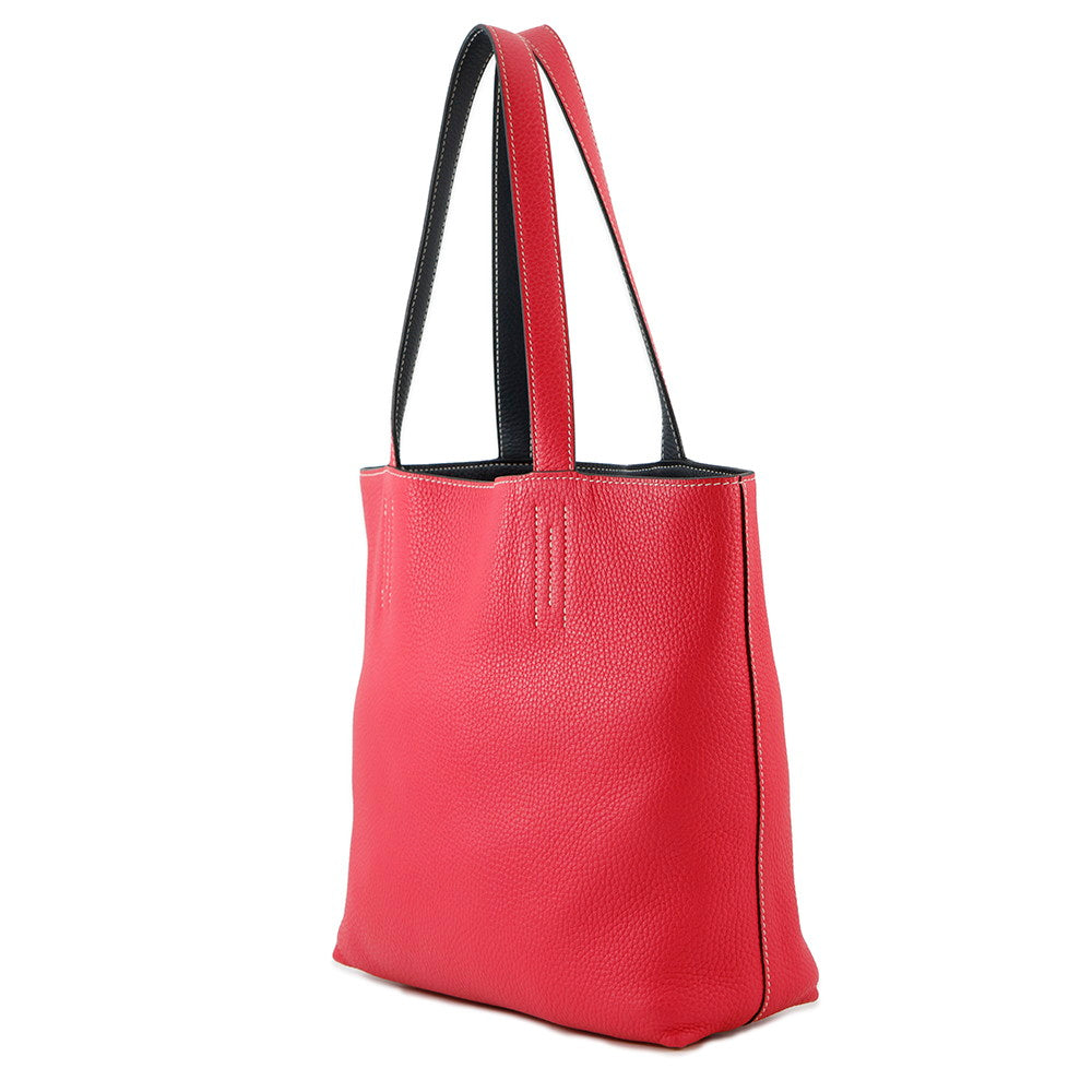 Double Sense Rose Extreme Nuit Taurillon Clemence Blue Travel Bag