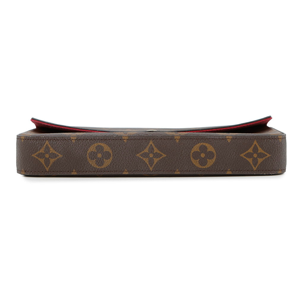 Louis Vuitton Felicie Pochette FuchsiaM61276 Monogram Clutch Bag 2