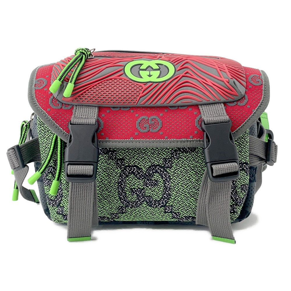 Gucci GG Backpack Nylon Red Green
