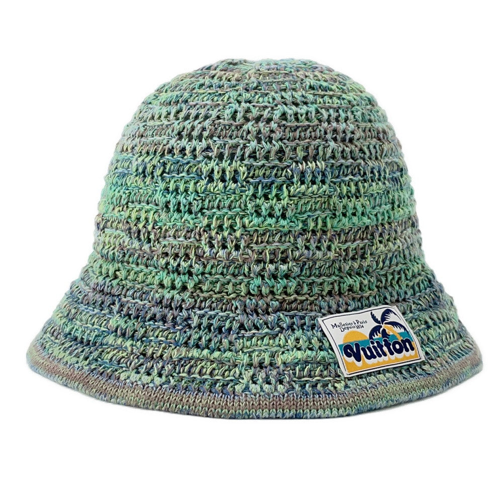 Louis Vuitton Palm Tree Crochet Hat Damier