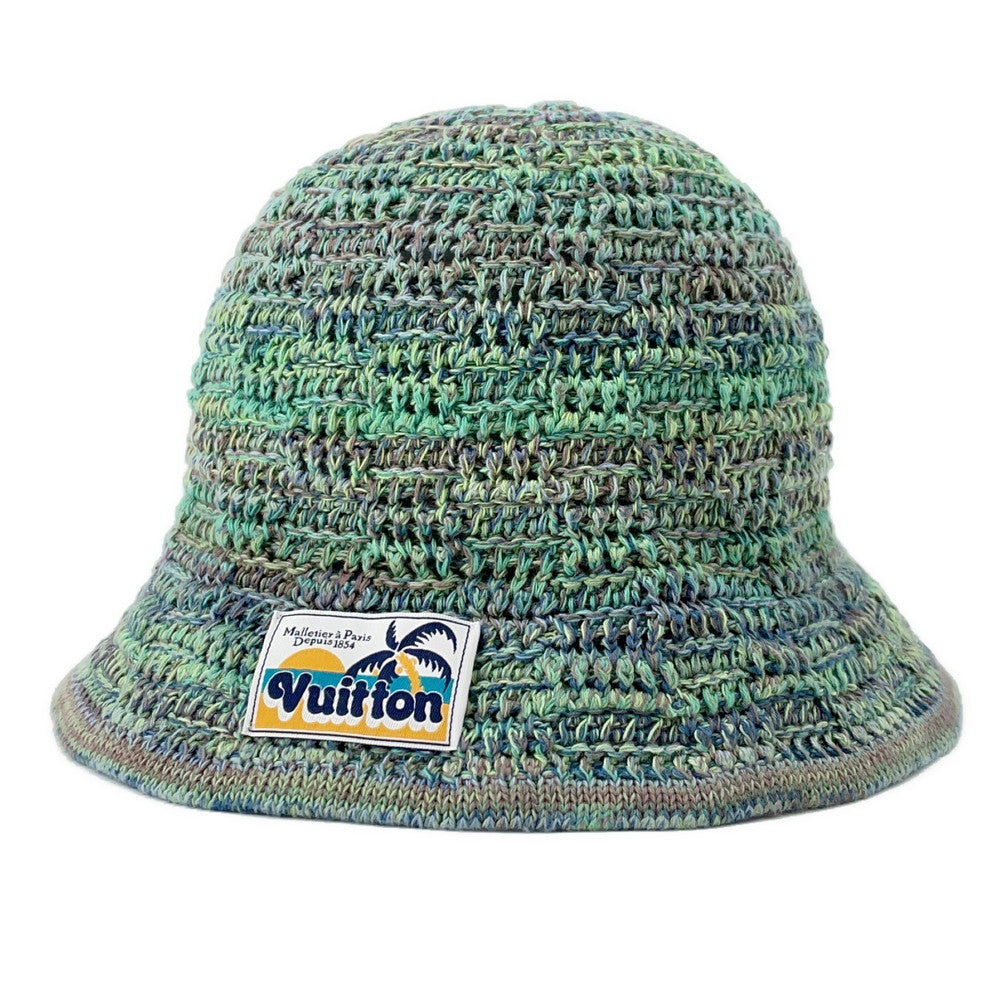Louis Vuitton Palm Tree Crochet Hat Damier