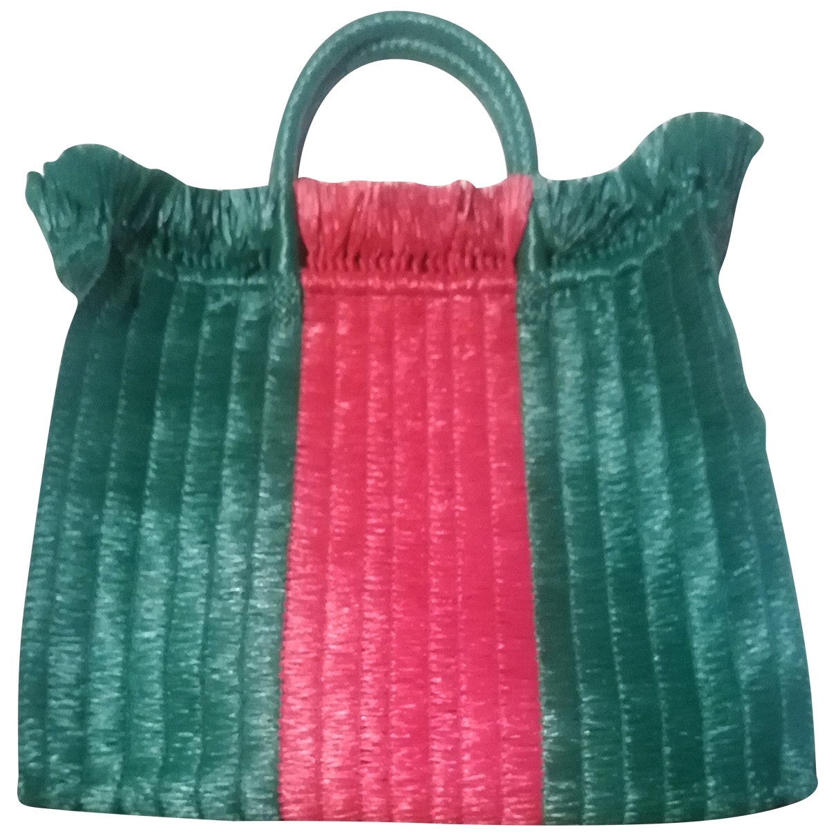 Gucci multicolour wicker bag