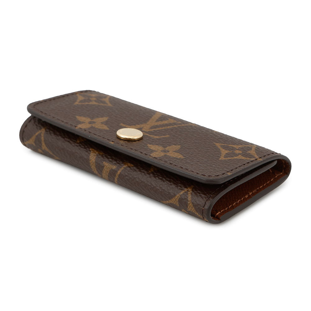 Louis Vuitton Multicles4 BrownM69517 Monogram Key Case Wallet Case