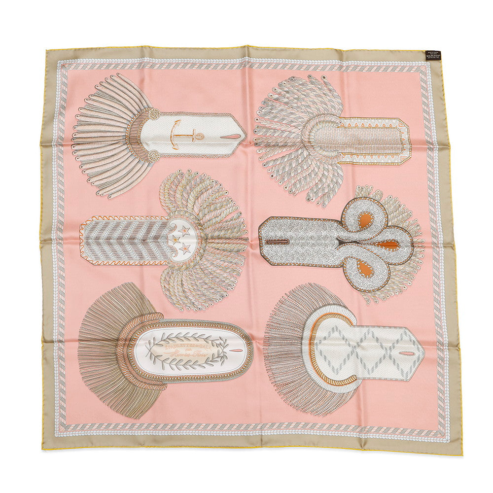 Carre Double Face Gala Epaulettes Size Curry Travel Bag