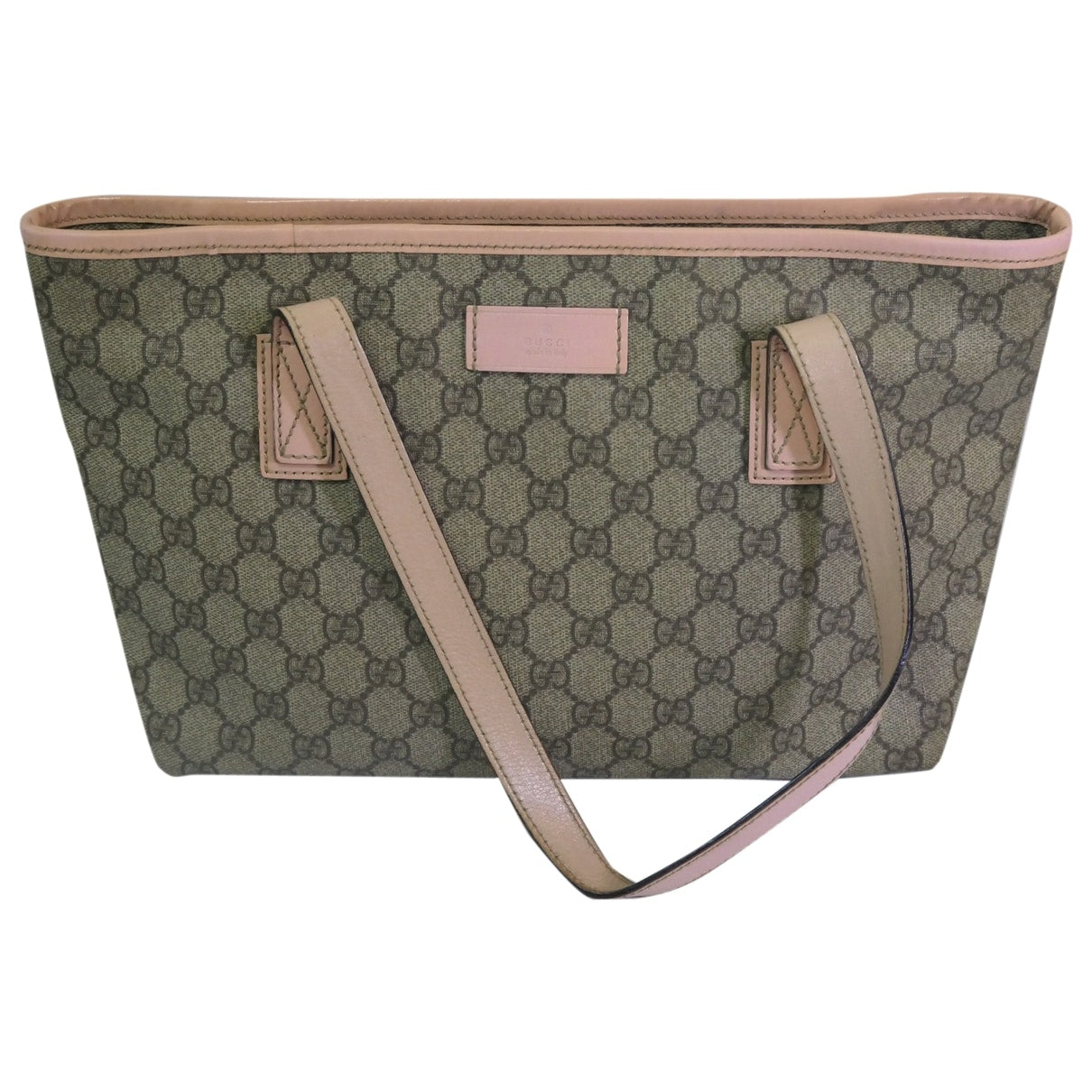 Gucci beige cloth handbag