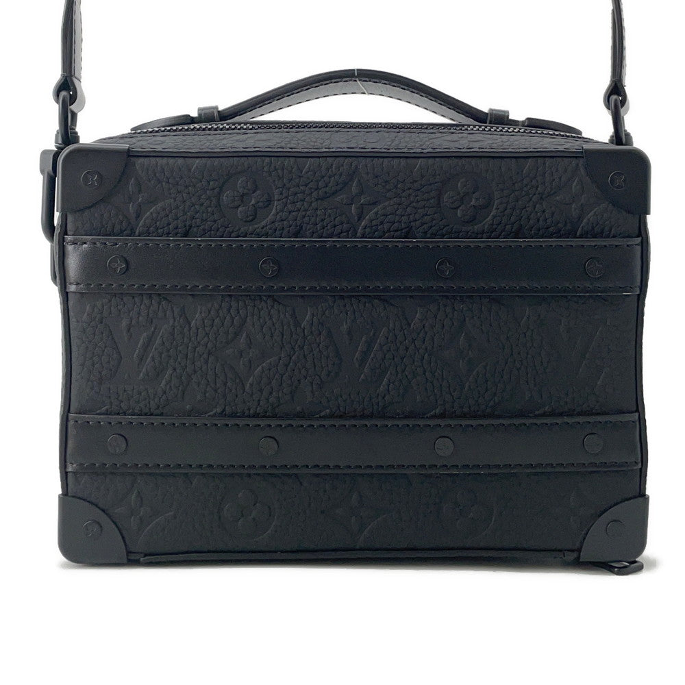 Louis Vuitton Handle ・ Soft Trunk NoirM59163 Monogram Taurillon Leather Handbag