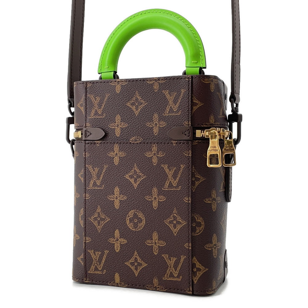 Louis Vuitton Vertical Box Trunk GreenM59664 Monogram Handbag 3