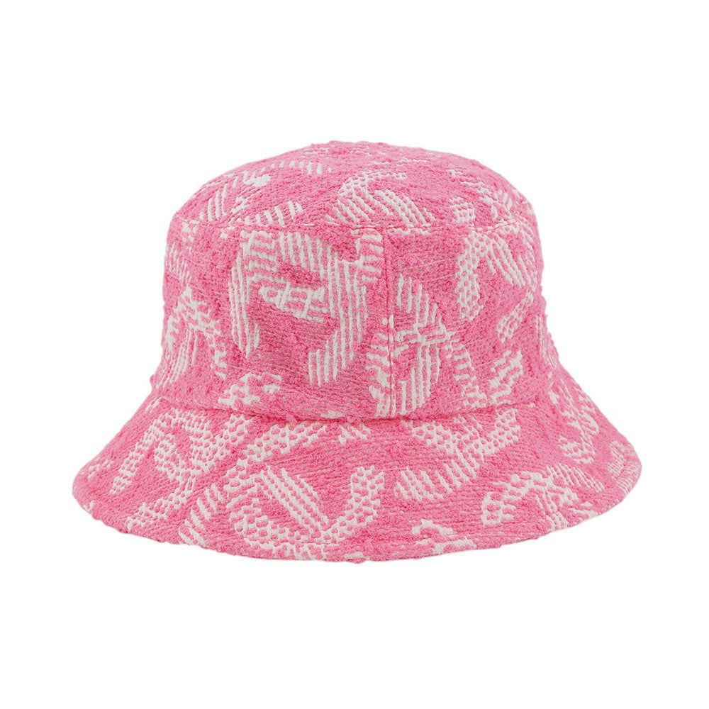 Chanel CC Logo Tweed Bucket Hat 2