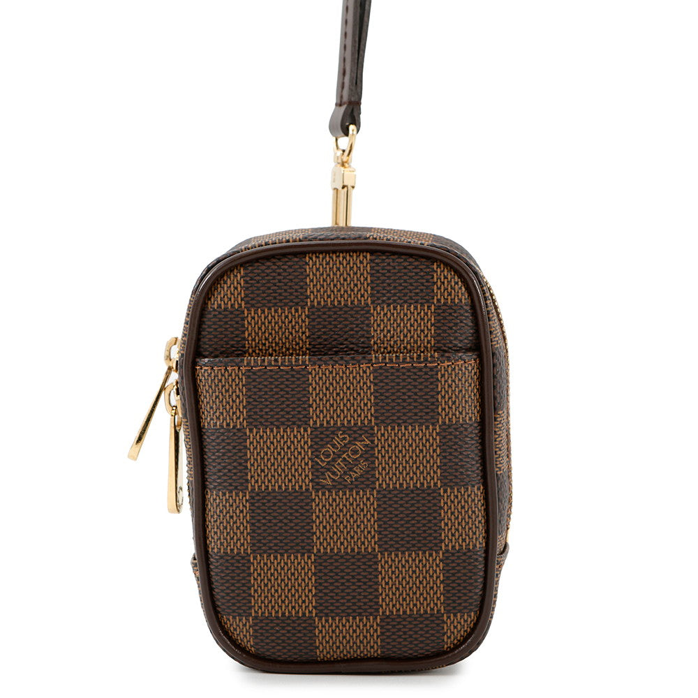 Louis Vuitton Etui Okapi BrownN61738 Ebene Damier Canvas Handbag