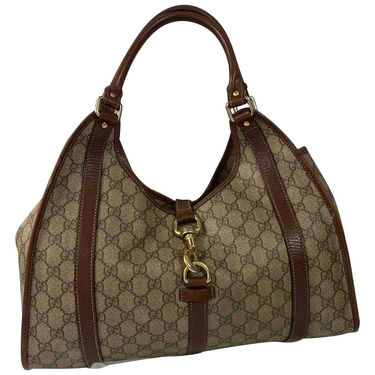 Gucci jackie cloth handbag