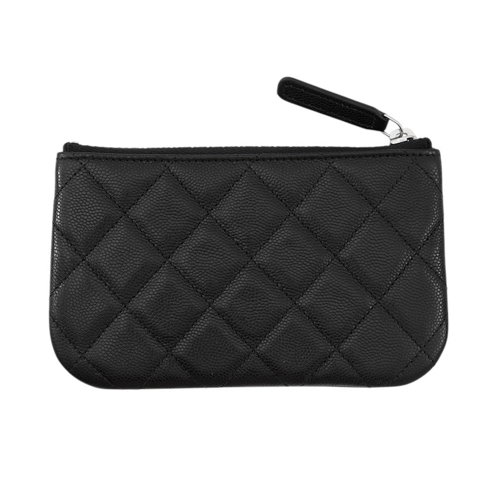 Chanel Matelasse Star CC Logo Zip Coin Leather Wallet Case 2