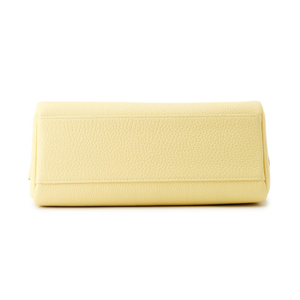 Kelly Messenger Jaune Poussin Togo Size Pm Leather Travel Bag